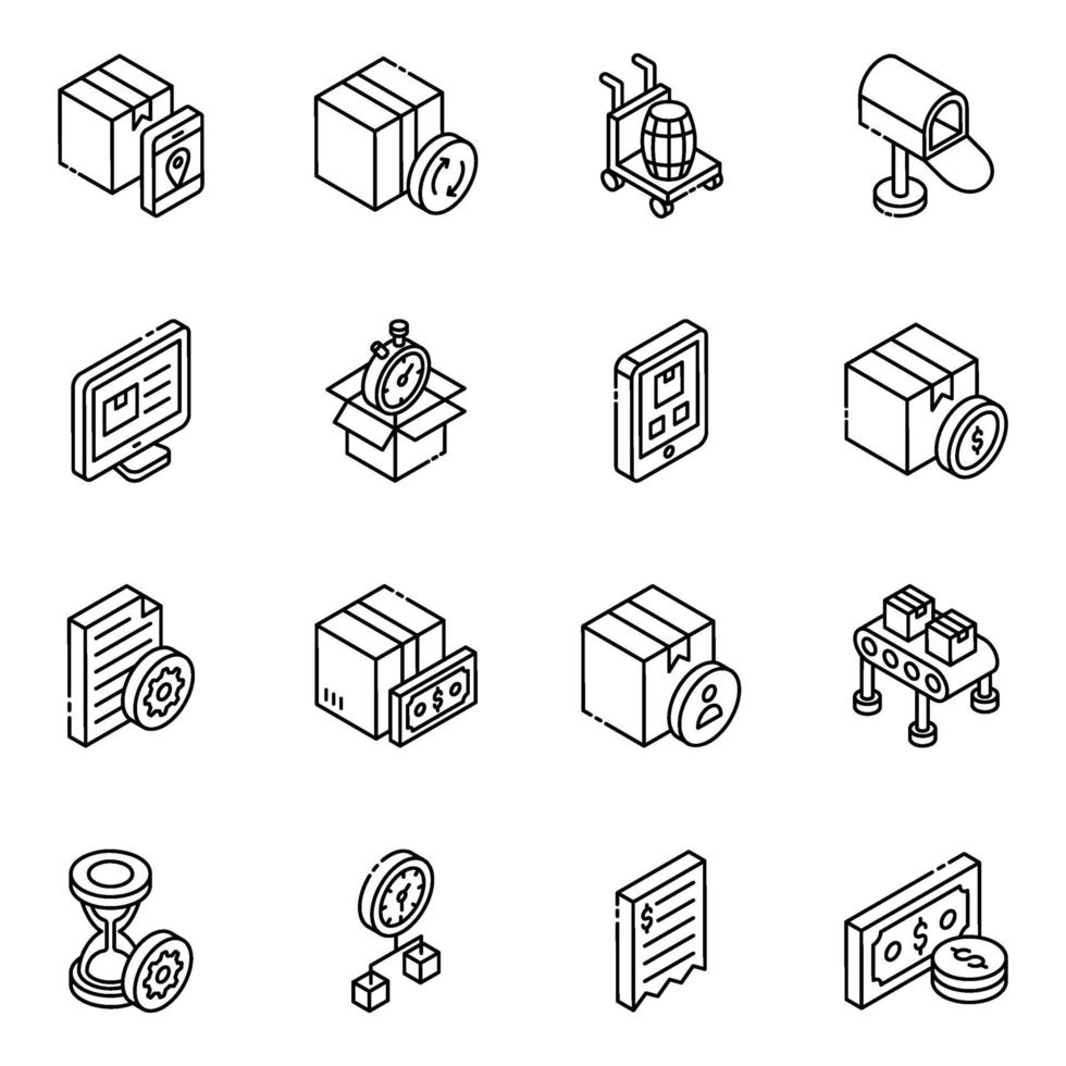 Logistic and Cargo vector