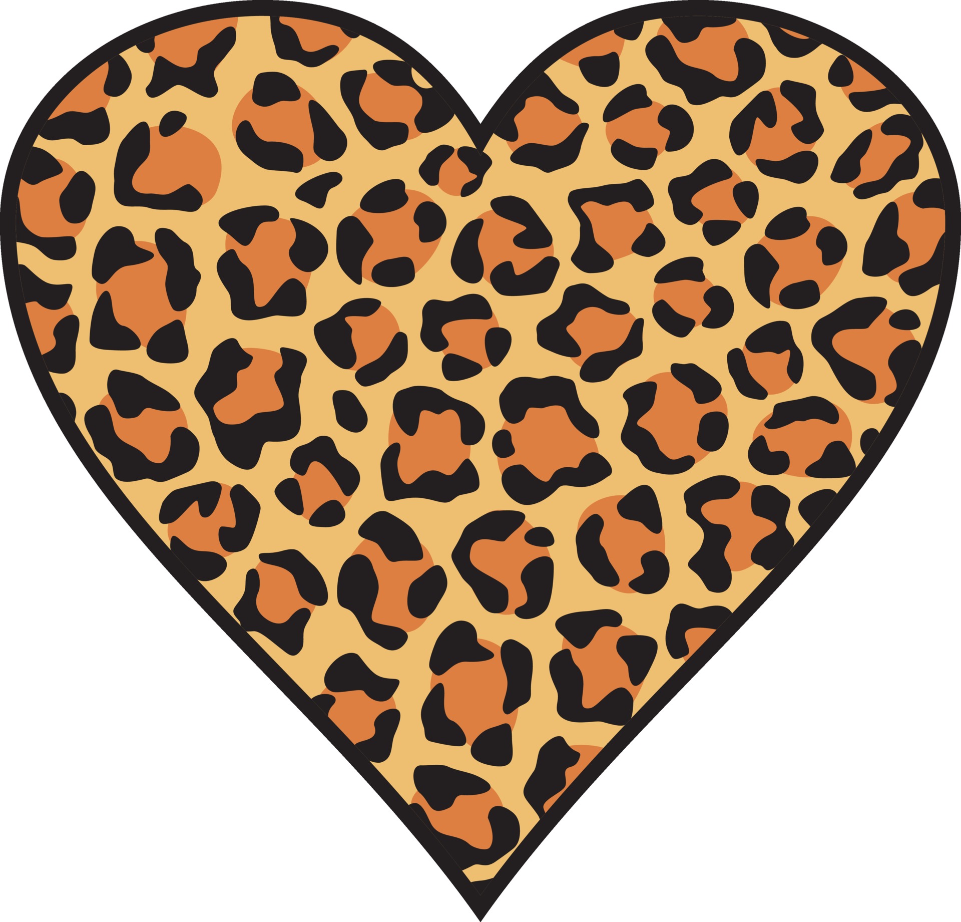 Leopard Heart skin background 2329224 Vector Art at Vecteezy