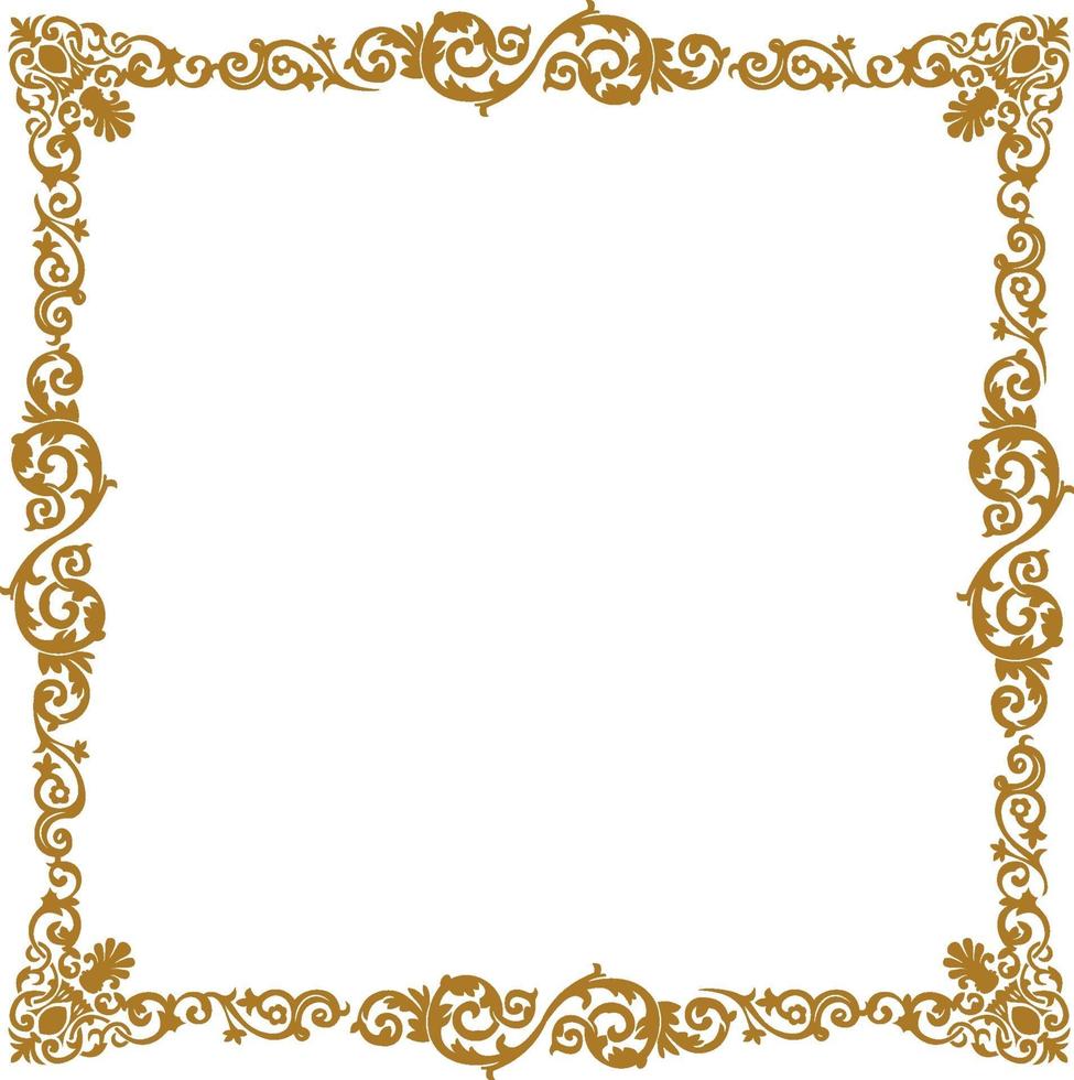 Beautiful Decorative Golden Frame vector