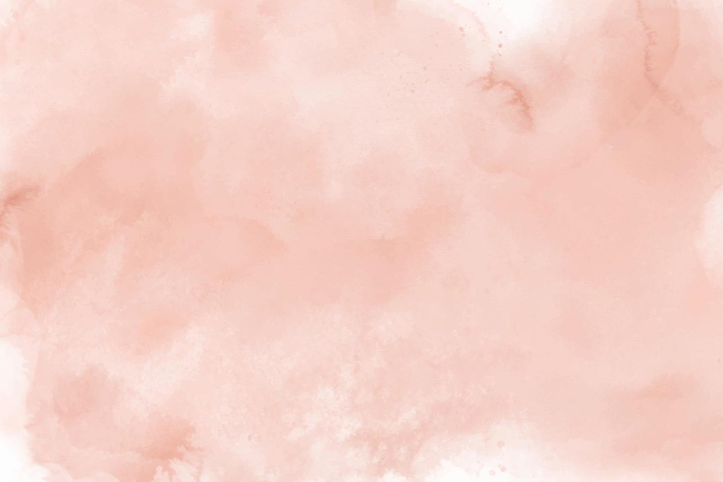 Watercolor peach brown background for paper design vector