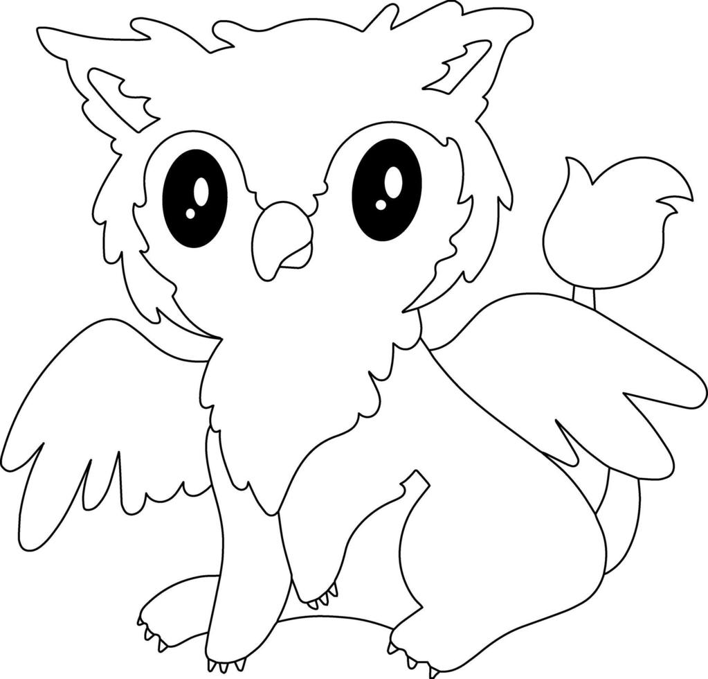 Griffin Kids Coloring Page Great for Beginner Coloring Book 2331493
