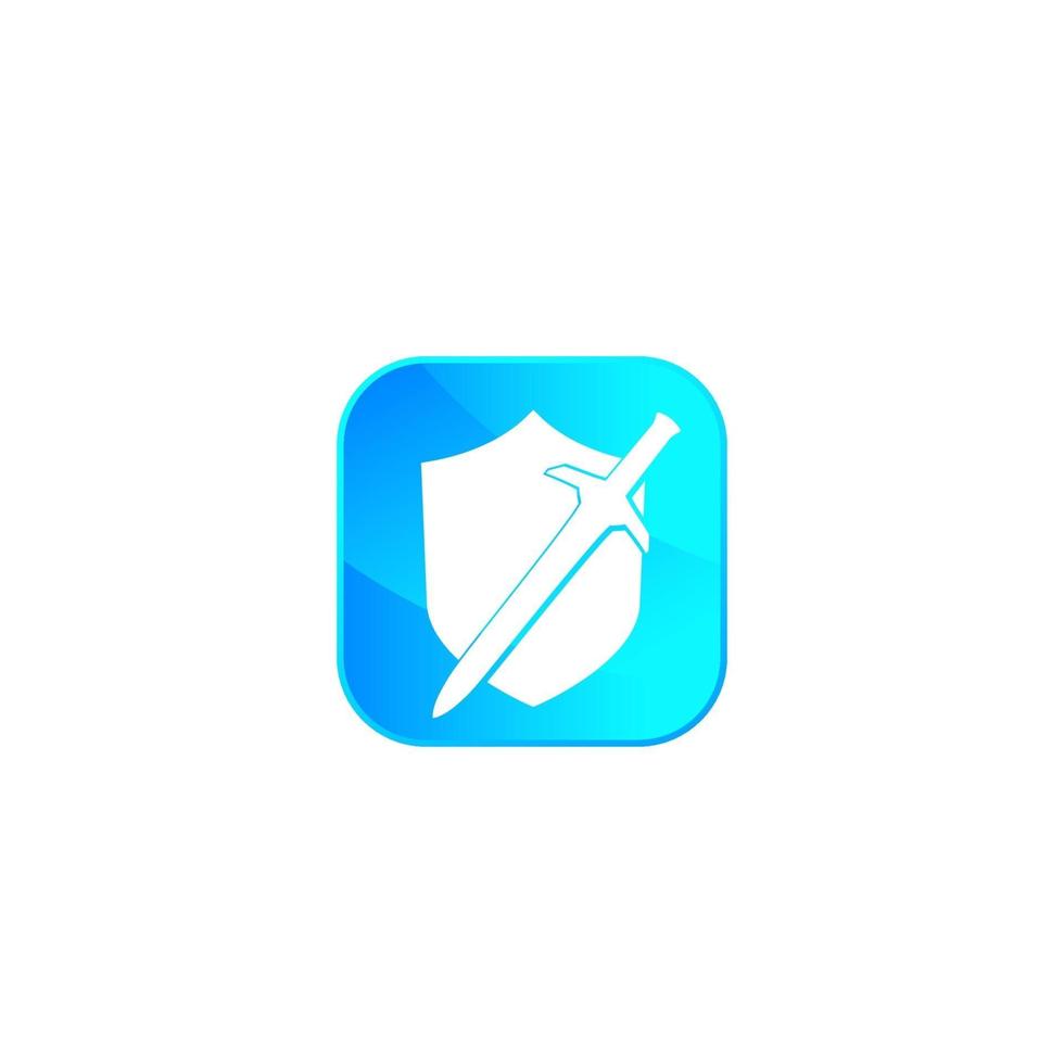 Rpg game icon, vector logo
