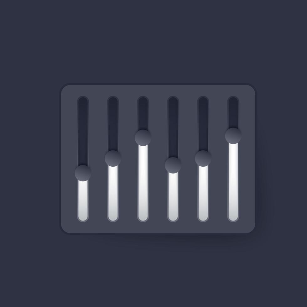 slider bar, vector design