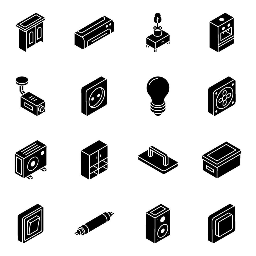 Furniture and Appliances vector