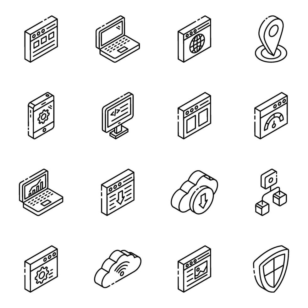 Web Design and Editing vector