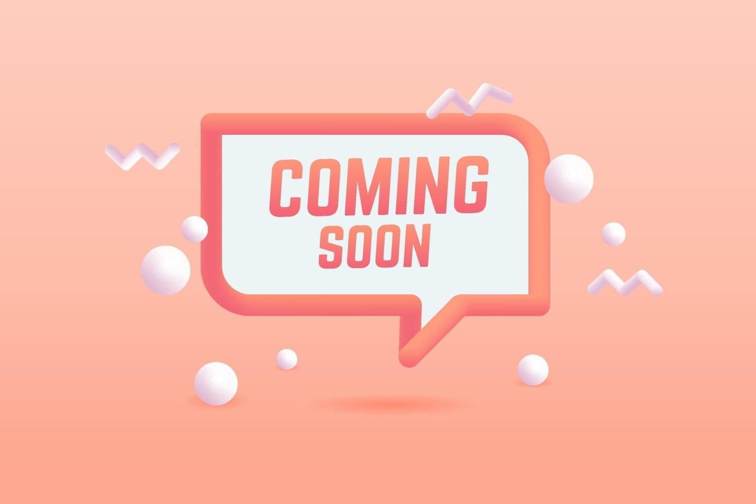 próximamente diseño de banner vector