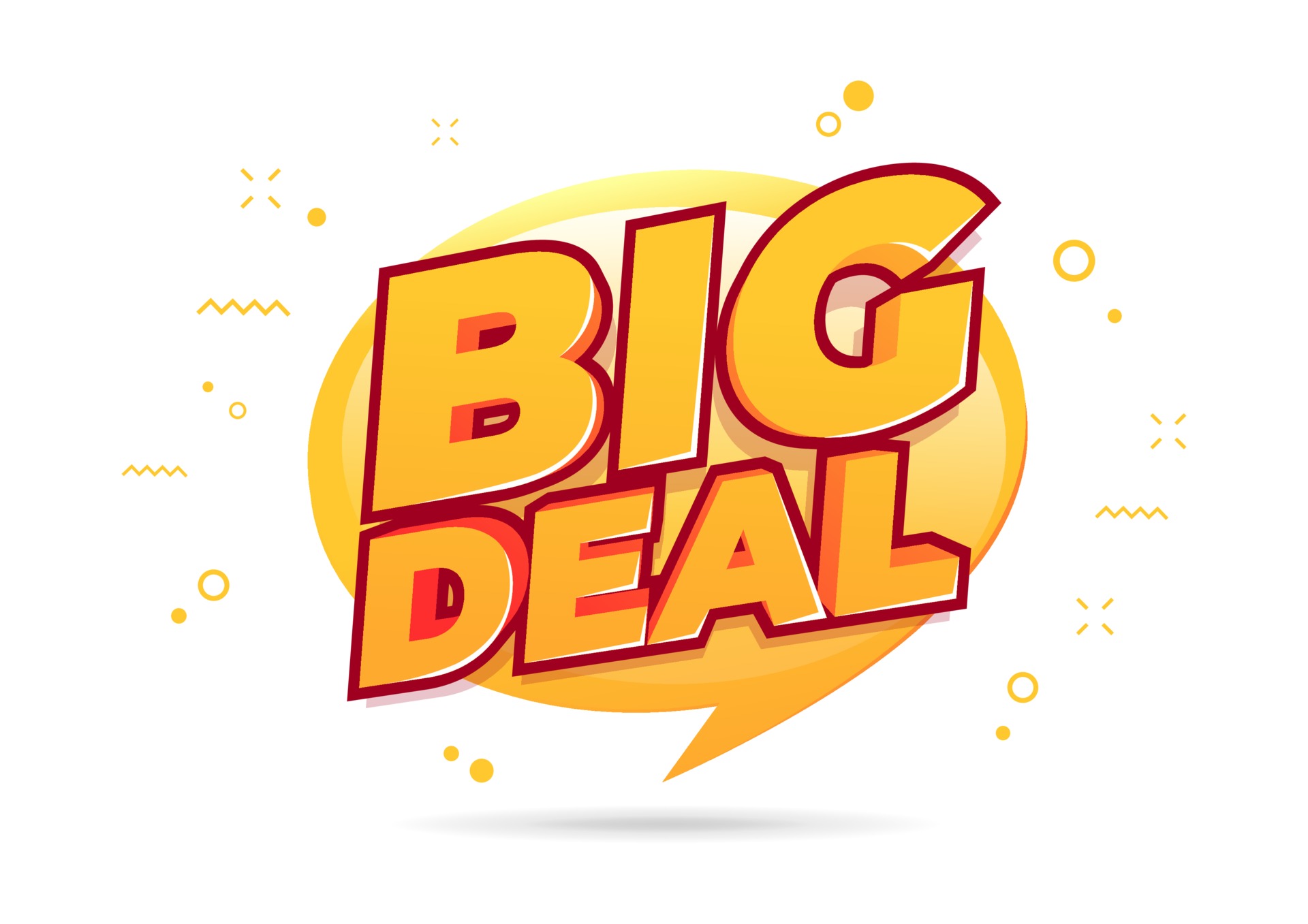 Big deal sale poster or banner design. 2332007 Vector Art at Vecteezy