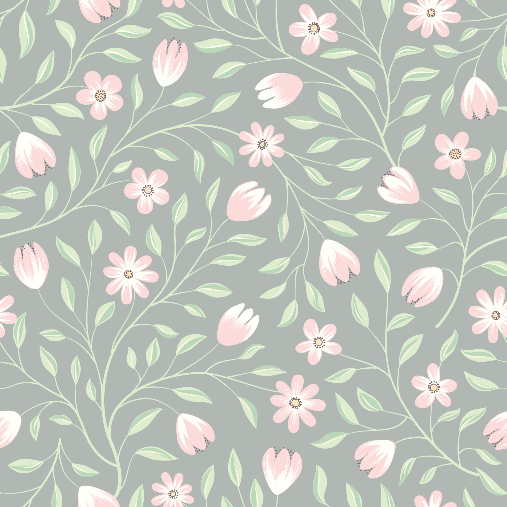 Floral seamless pattern Flower background Floral seamless texture