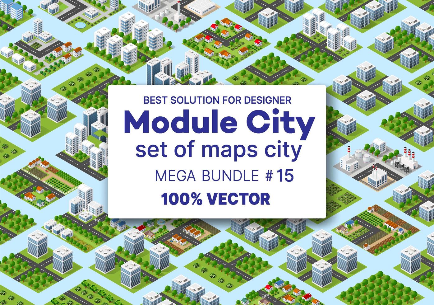 Isometric set architecture design houses buildings transportation of blocks module of areas of the city construction, and designing of the perspective apartment of business of the urban environment vector