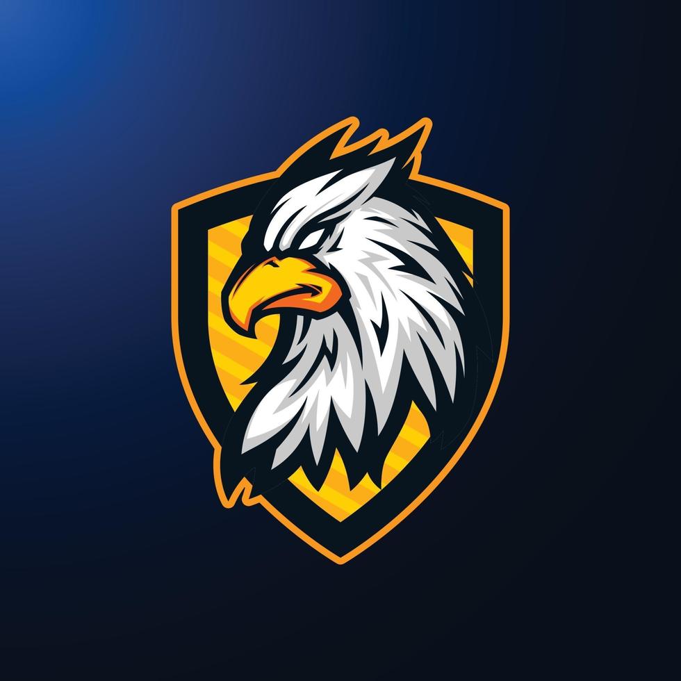 Illustration of Griffin Eagle Myth Head Mascot vector