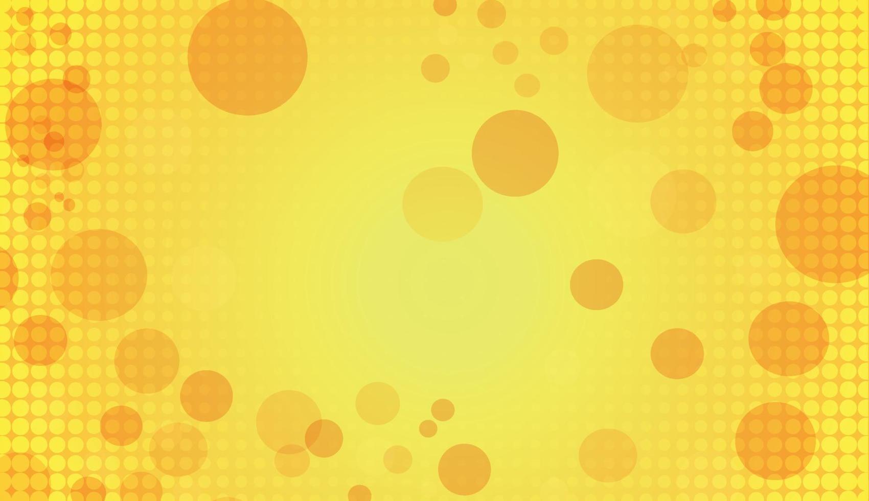 Abstract Orange circle halftone background vector