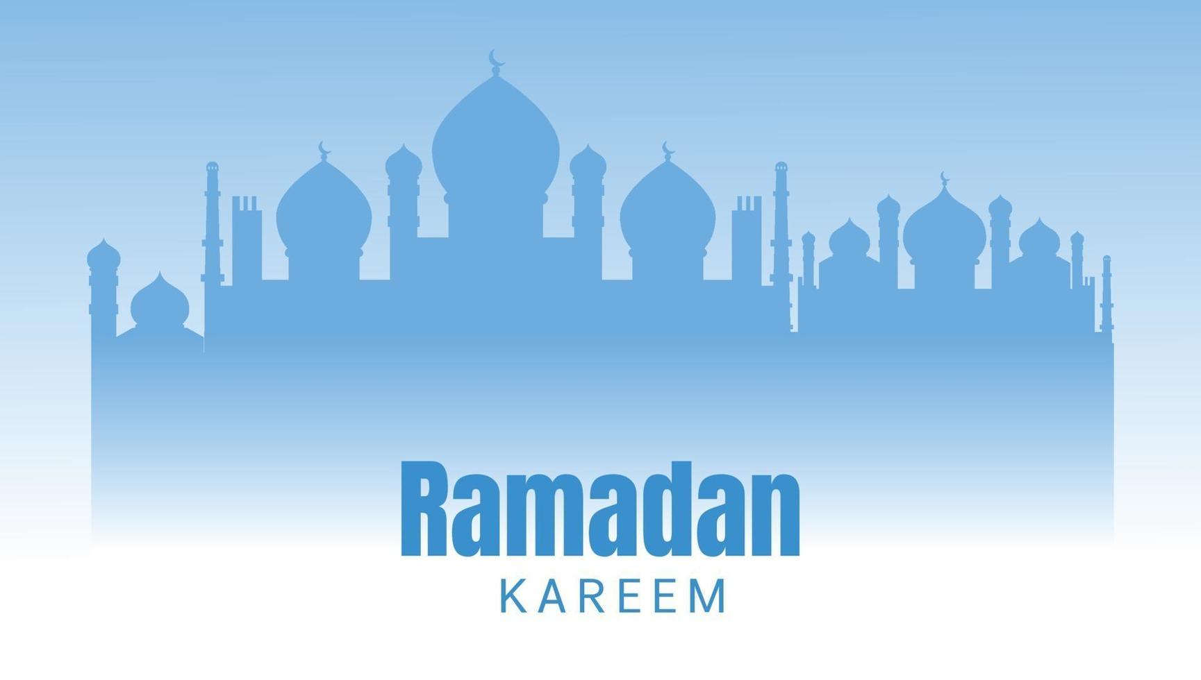 Ramadan kareem design vector