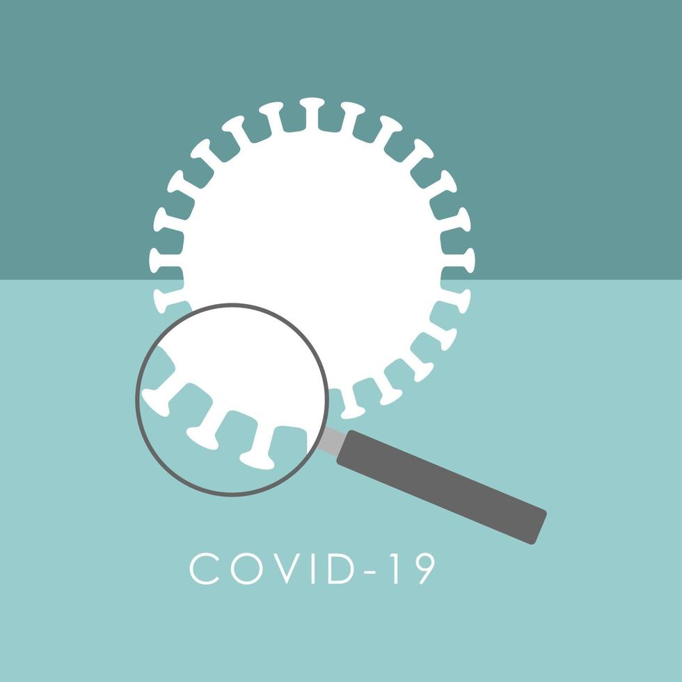 BANNER ON COVID 19 IN VECTOR