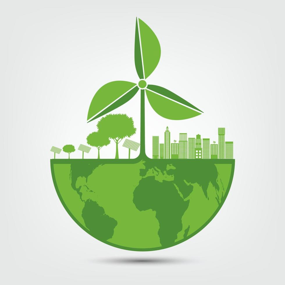 Ecology and Environmental Concept vector