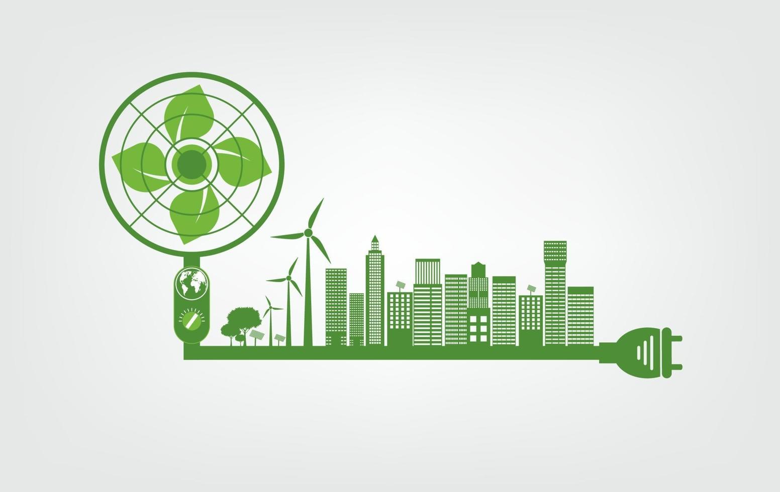 Ecology and Environmental Concept vector