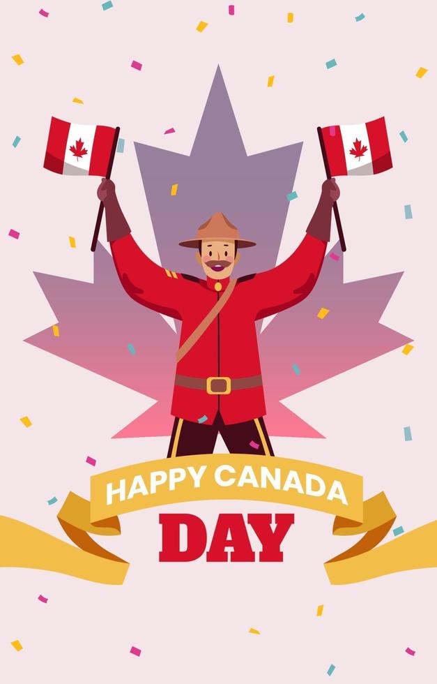 Celebrate Canada Day vector