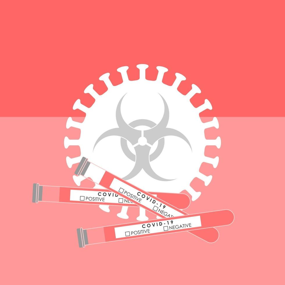 pruebas para detectar coronavirus vector