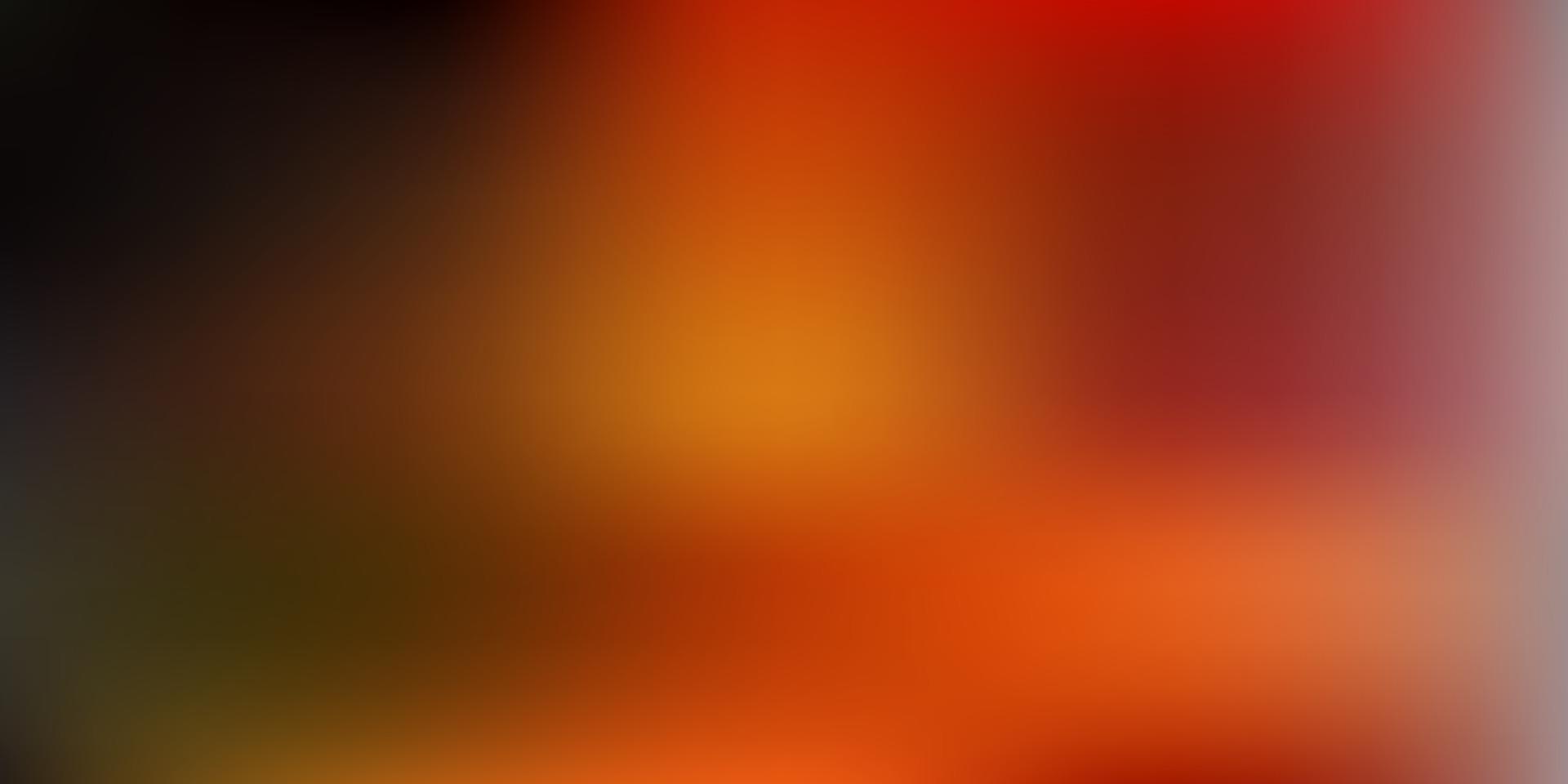 Dark orange vector blur backdrop.