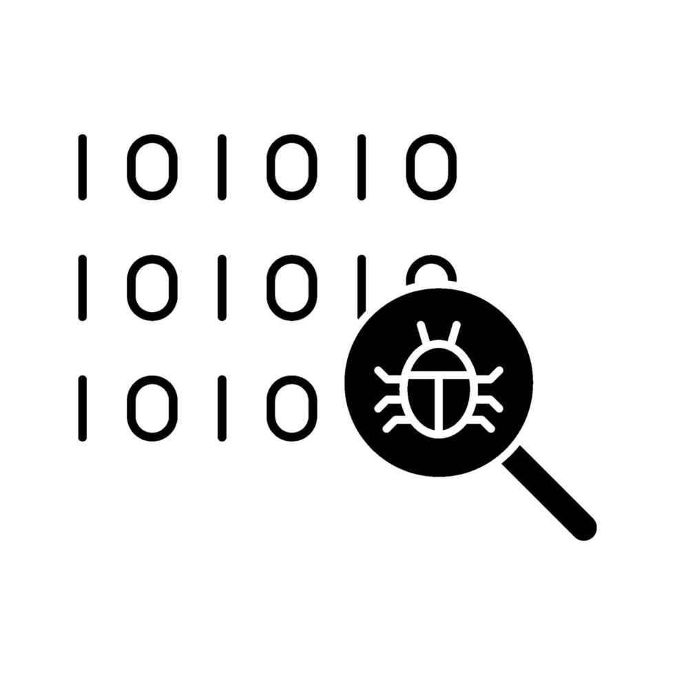 Search Virus Icon vector