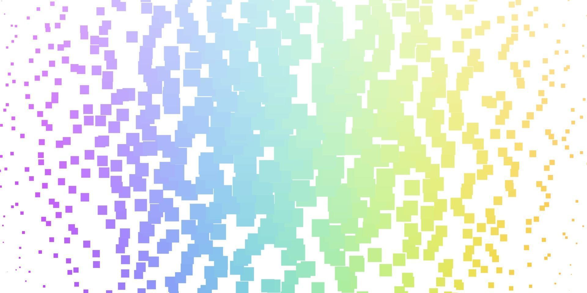 Light Multicolor vector backdrop with rectangles.