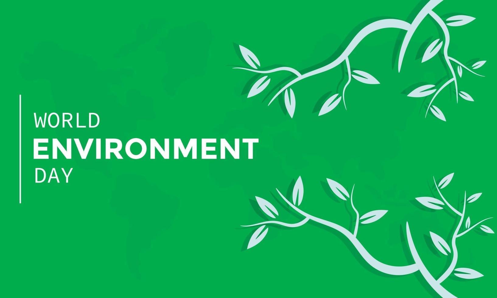 Simple World Environment Day Flat vector