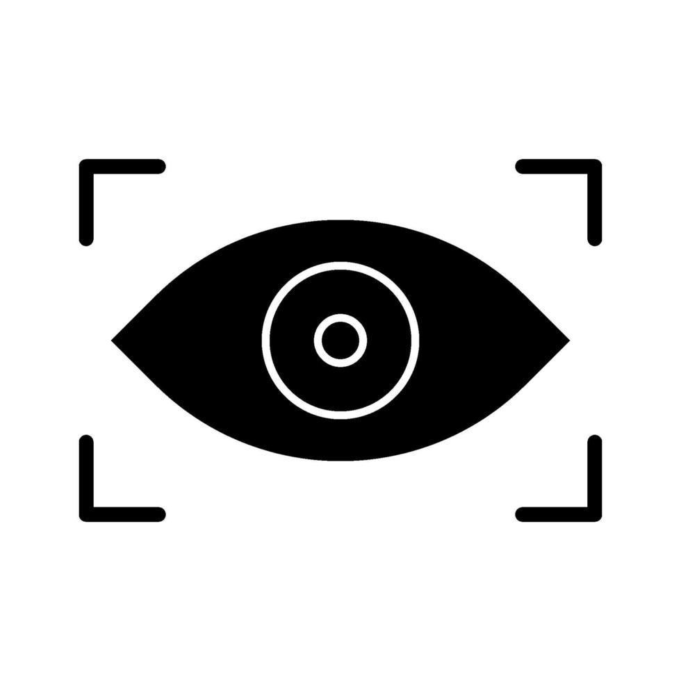 Eye Scan Icon vector