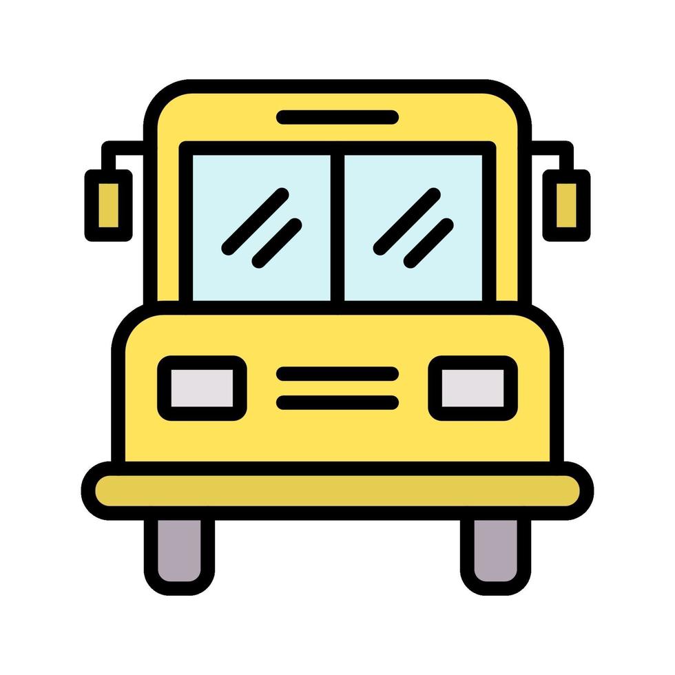 School Bus Icon vector