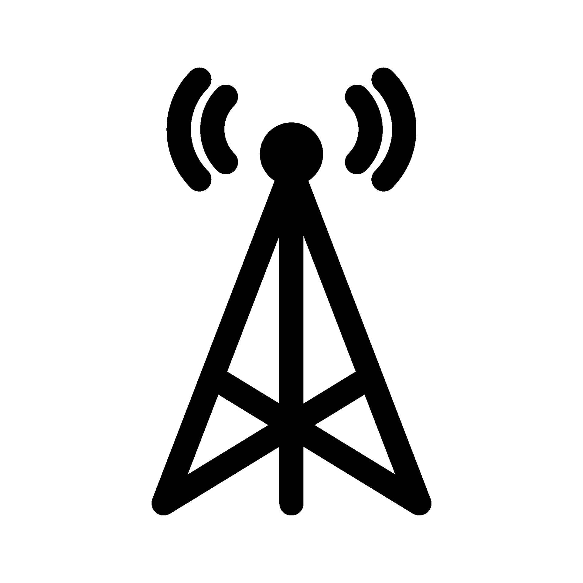 Radio Tower Icon 2335923 Vector Art at Vecteezy