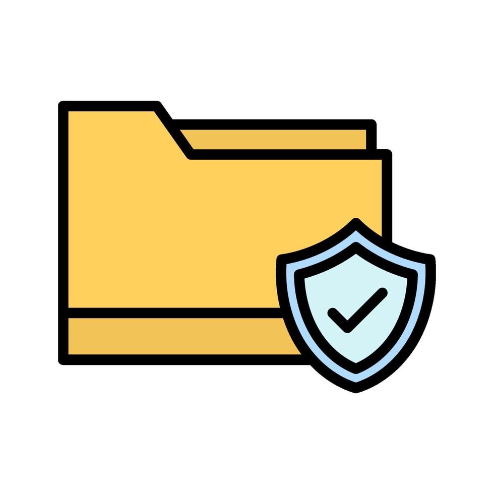 Secure Folder Icon vector