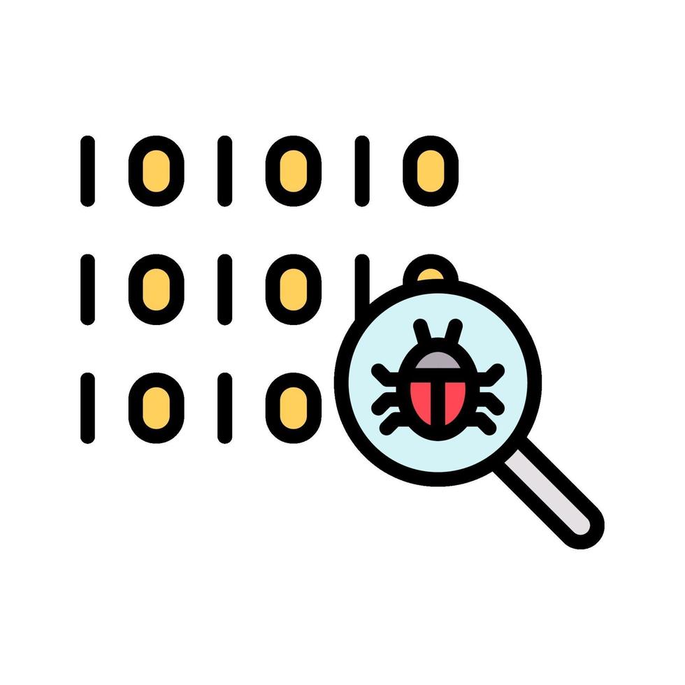 Search Virus Icon vector