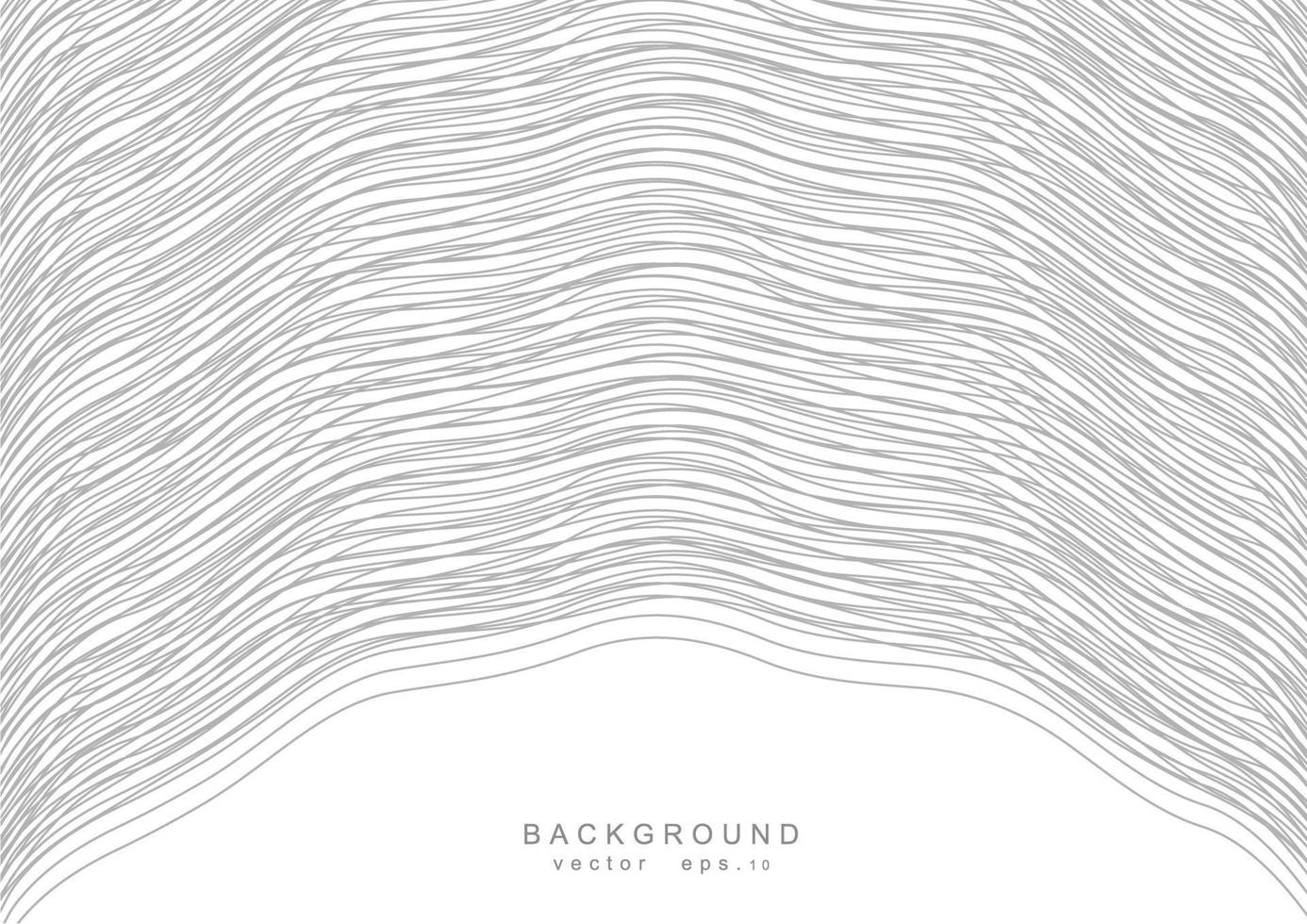 Hand drawn wave Stripe Background vector