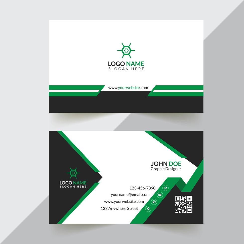 Business Card Design Template vector