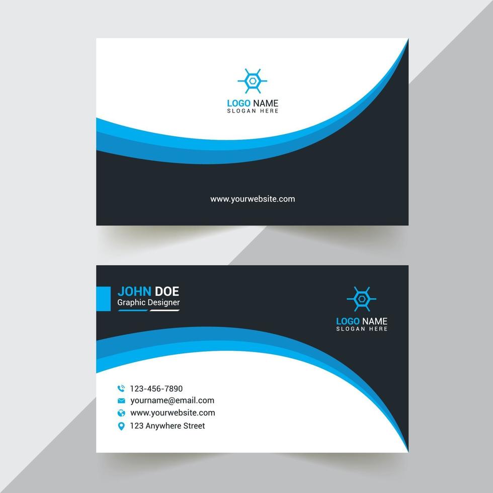 Corporate And Creative Modern And Professional Business Card Templates vector