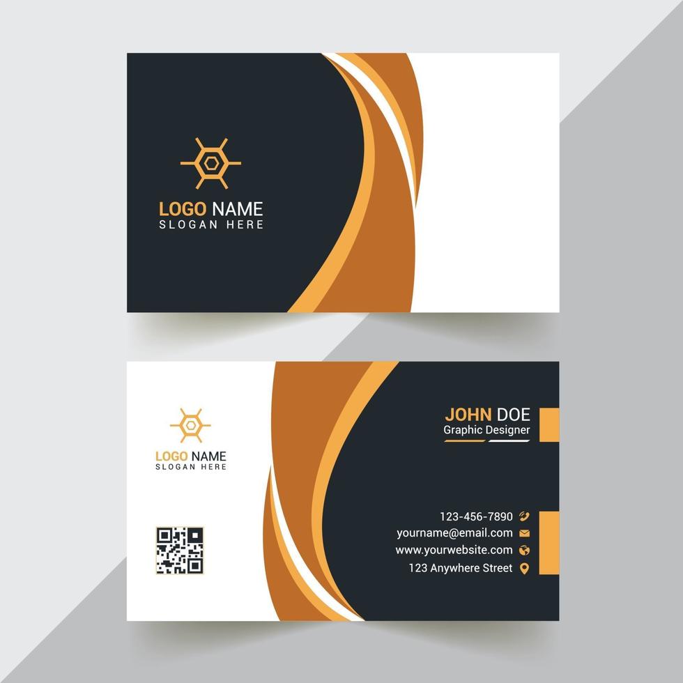 Corporate And Creative Modern And Professional Business Card Templates vector