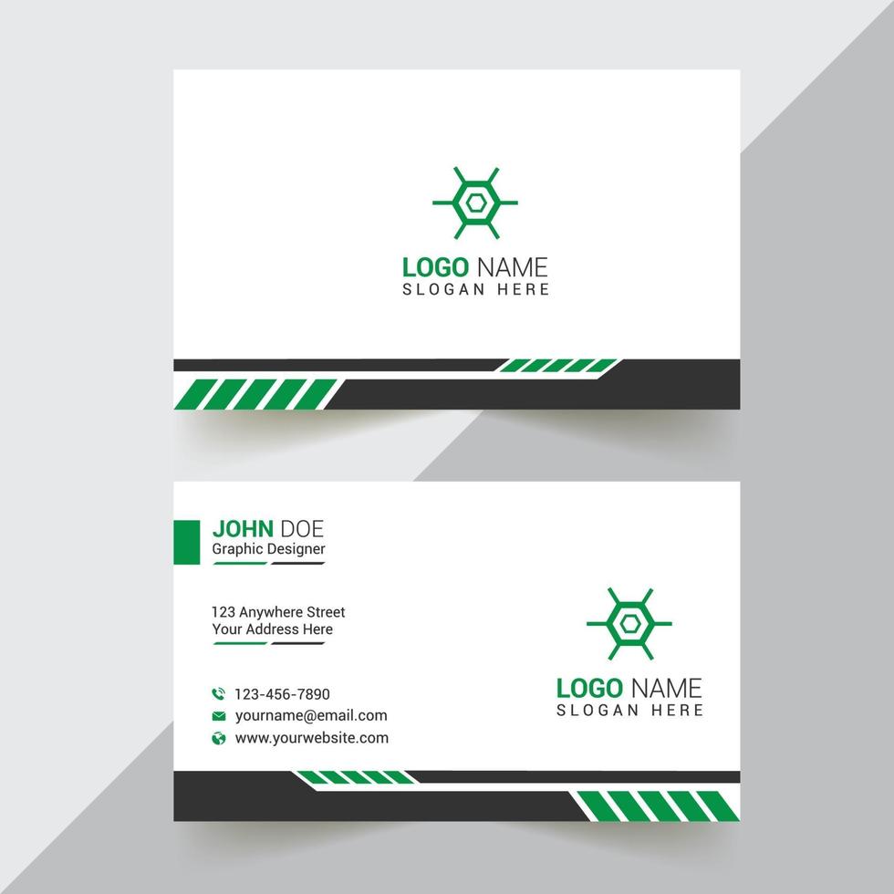 Business Card Design Template vector