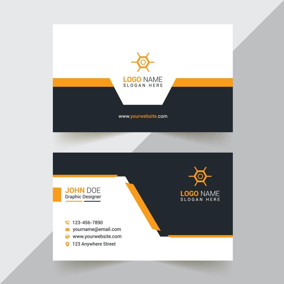 Corporate And Creative Modern And Professional Business Card Templates vector