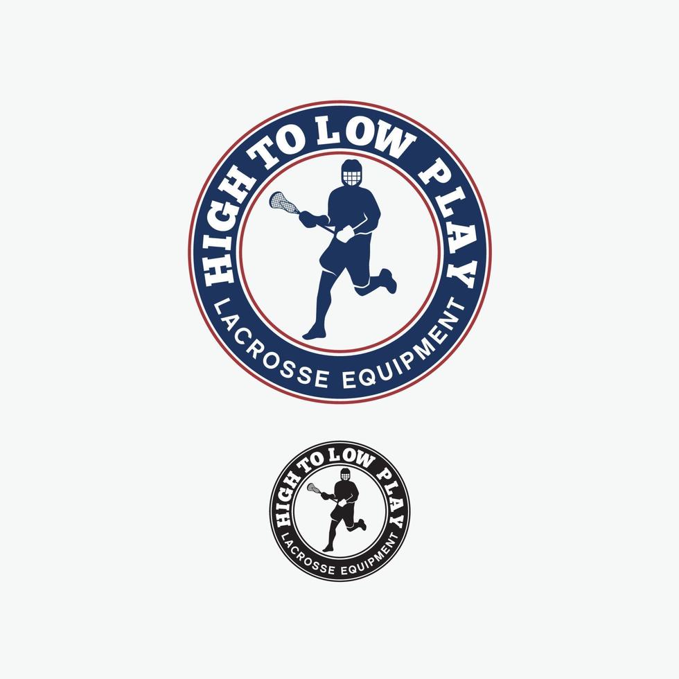 LACROSSE Badges Logos vector design templates