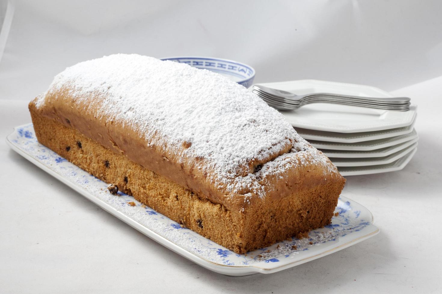 Plum cake loaf photo