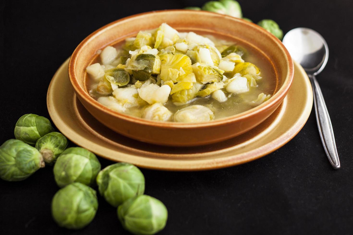 Brussel sprout soup photo