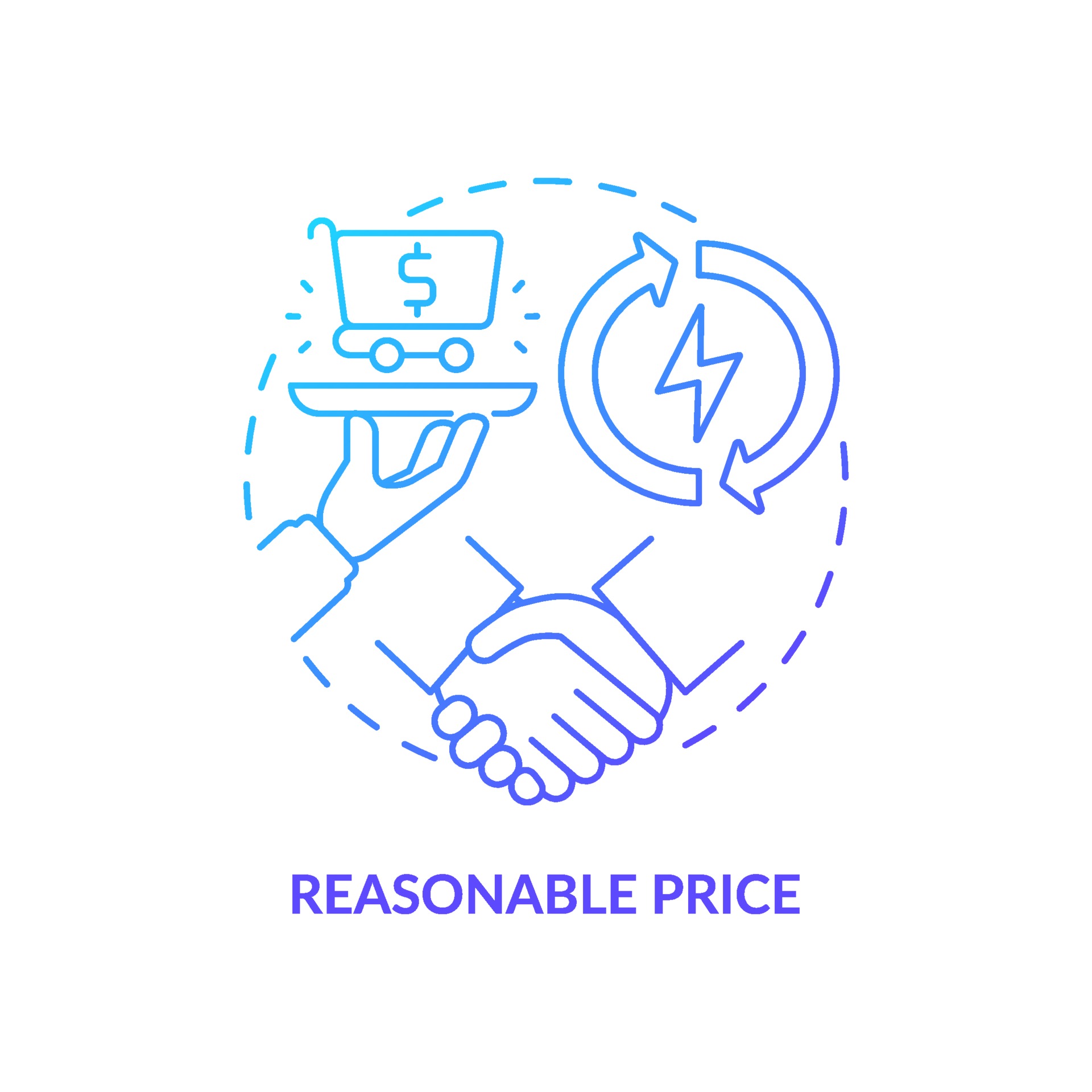 Reasonable Price Concept Icon 2342852 Vector Art At Vecteezy
