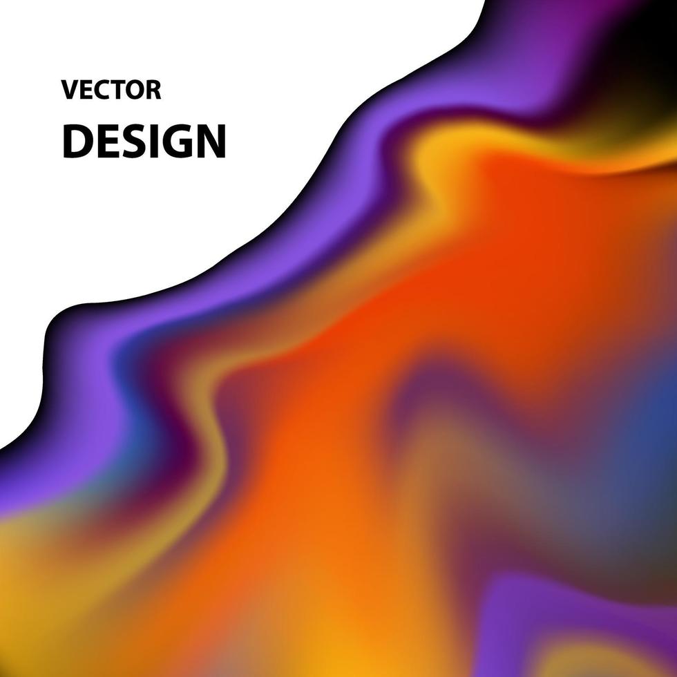 Vector background image with bright color scheme