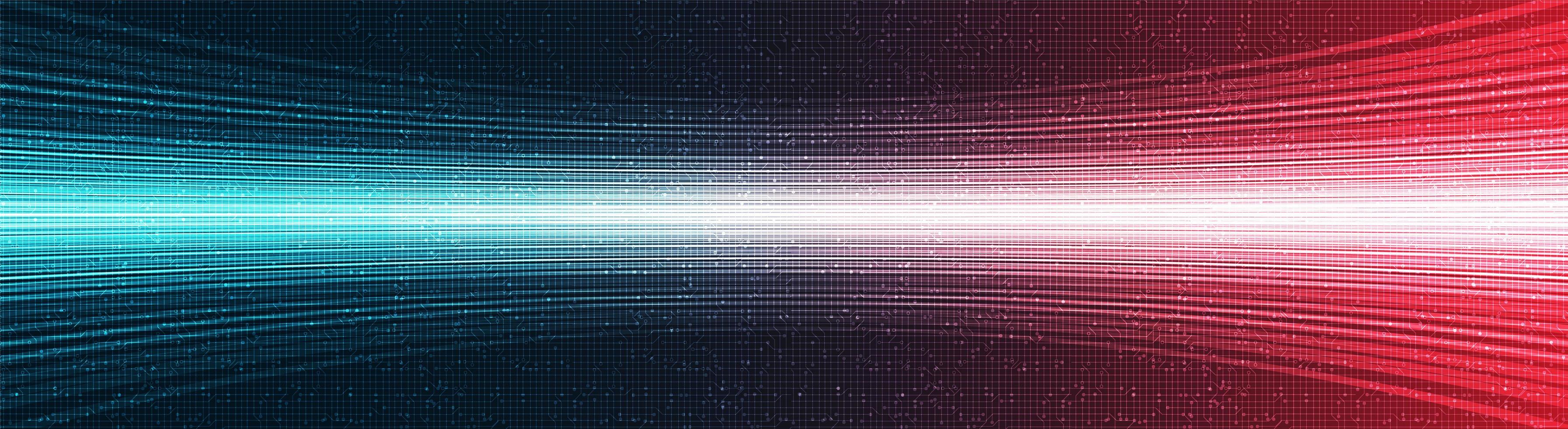 Red and Blue Technology Background vector