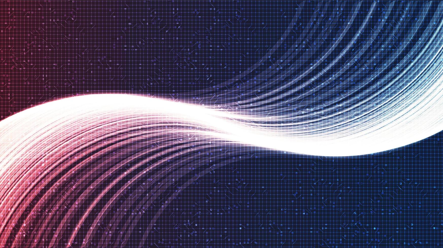 Waving Technology background vector