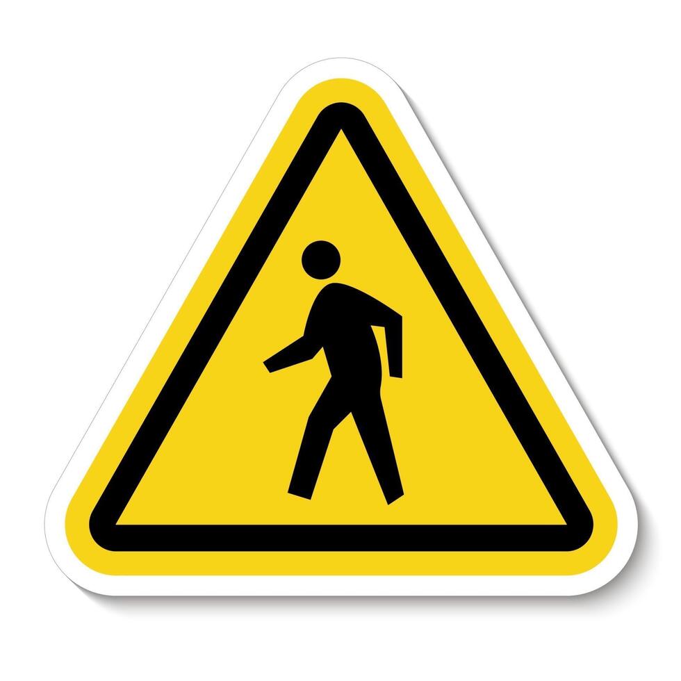 Pedestrian Crossing Symbol vector