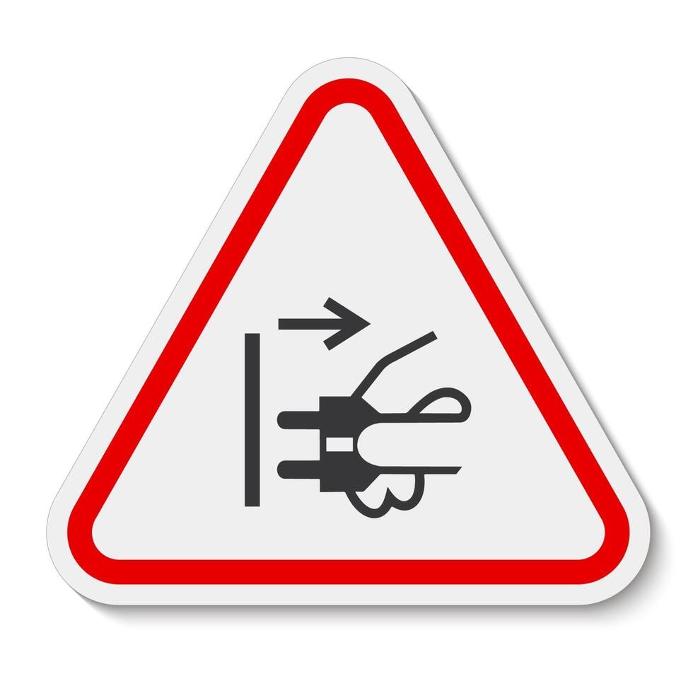 Disconnect Mains Plug From Electrical Outlet Symbol vector