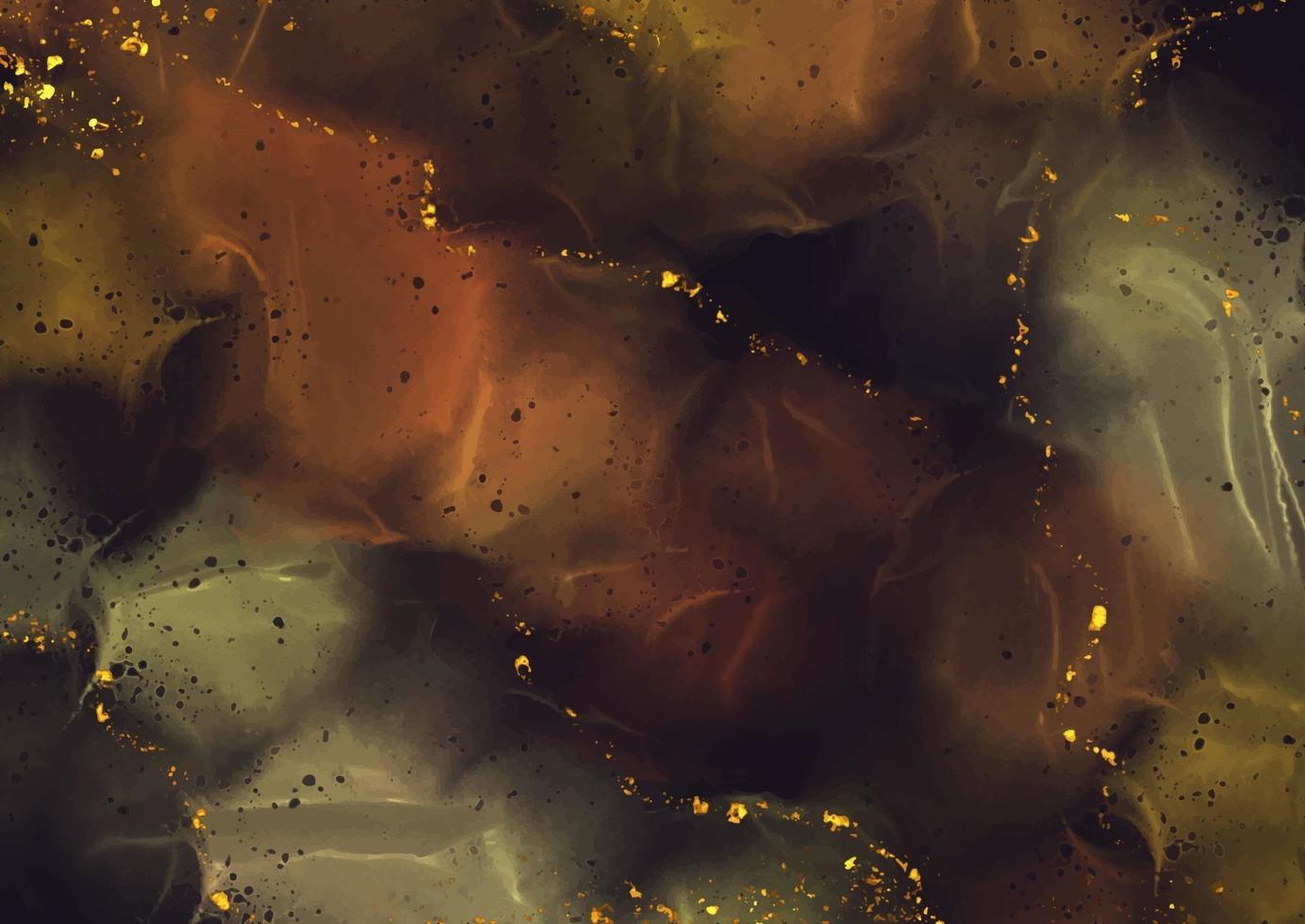 liquid gold abstract background vector