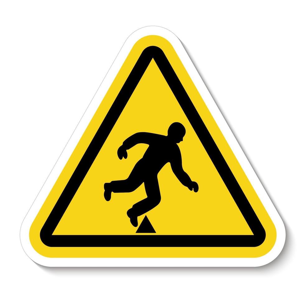 Trip Hazard Symbol vector