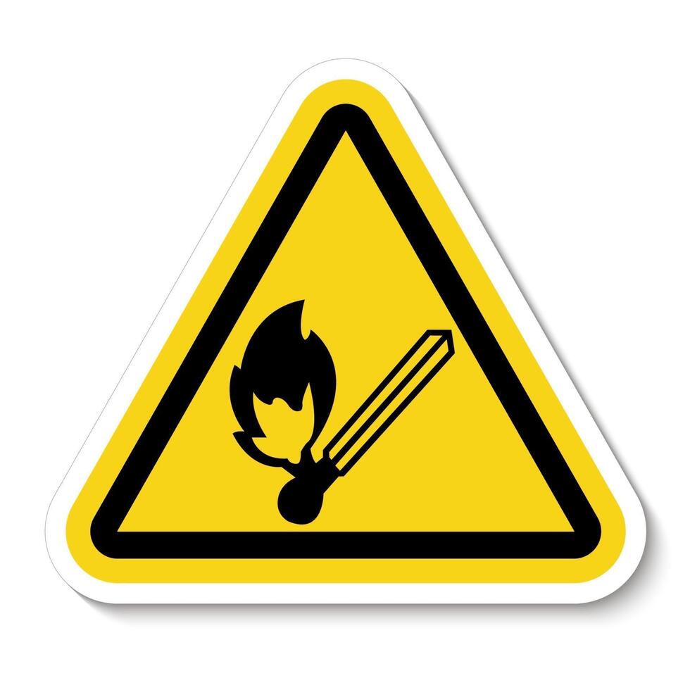 Fire Ignition Sign vector