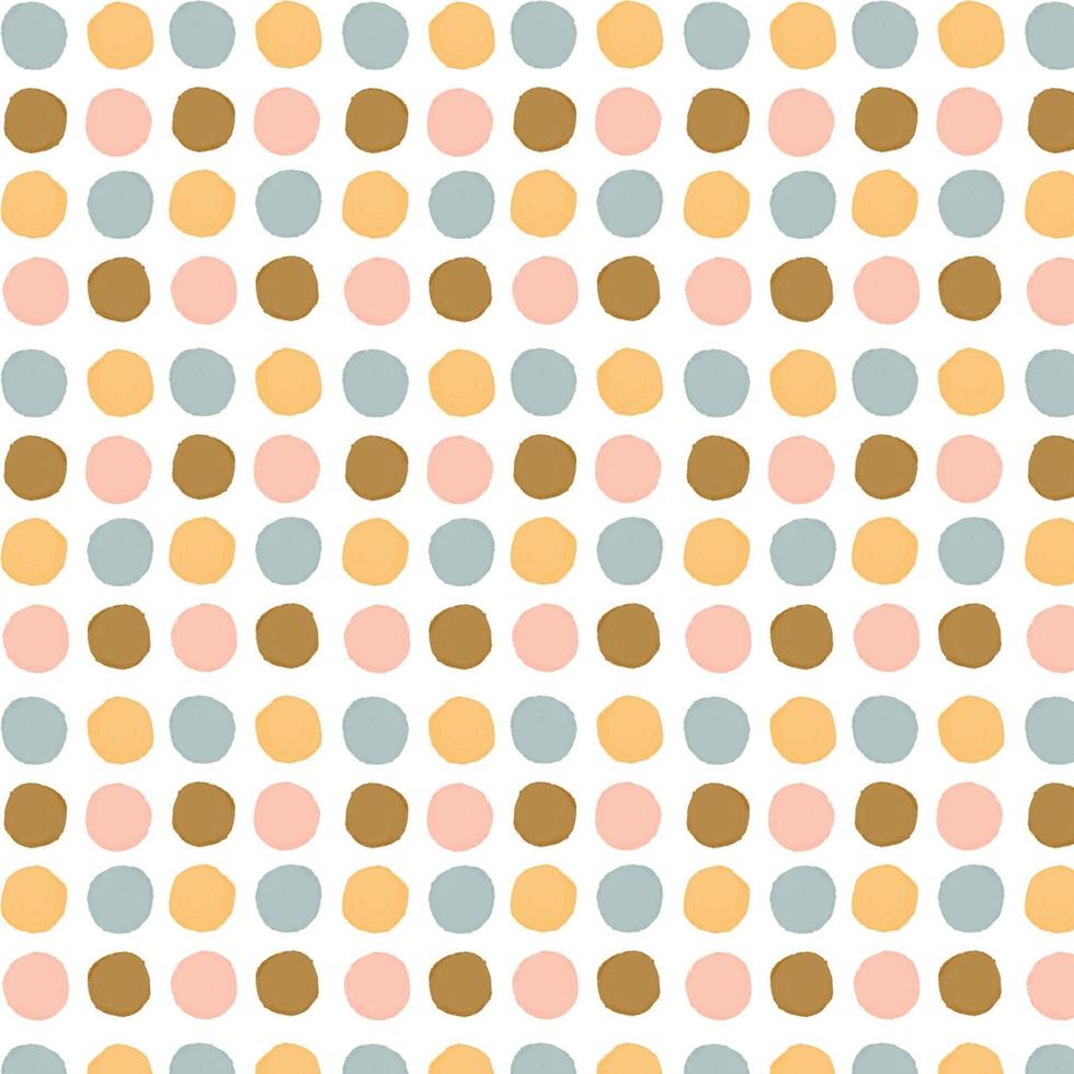 watercolour polka dot pattern background vector