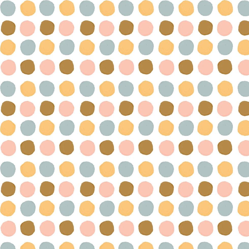 watercolour polka dot pattern background vector